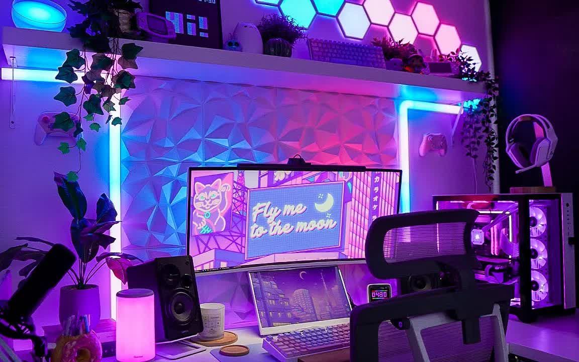 打开思路小空间这样布置电竞房真的爽(图1)