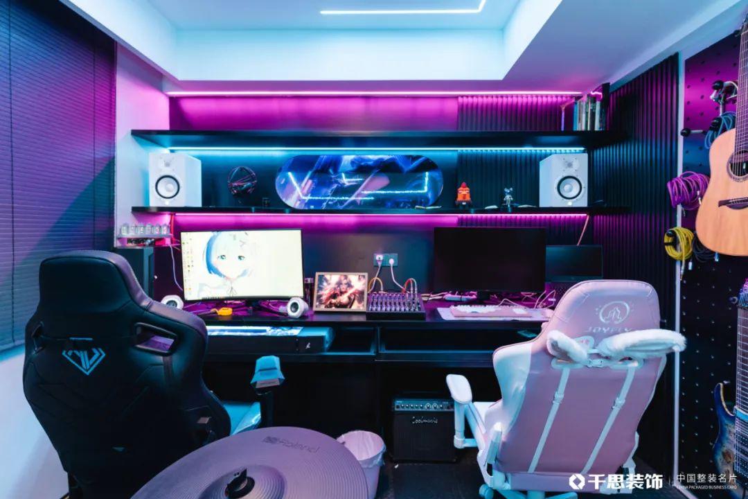 科技感强烈的电竞主题客房装修设计探讨(图1)